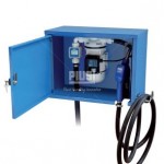 Lukollinen metallikaappi pumppusarjoille